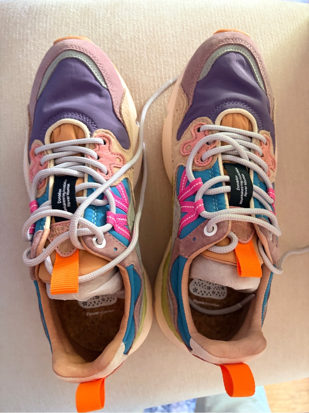 New without box- Flower Mountain Yamano 3 Sneaker in Rose-Violet EU 39 US 8